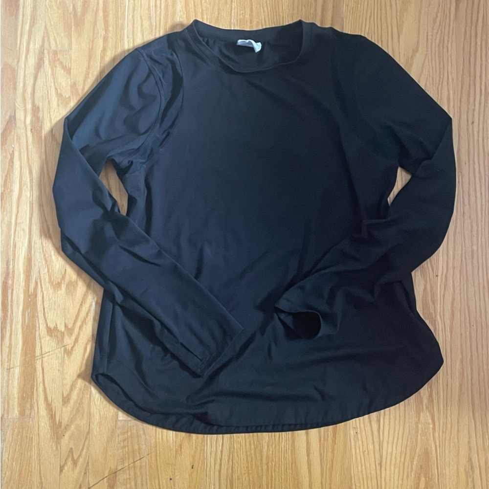 SAGE Atheltic Black Long Sleeve Top